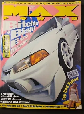 Max Power Magazine July 1998 - Mitsubishi Evo IV • £7.99