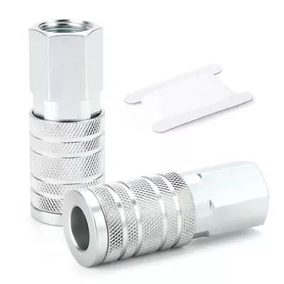 2PCS 1/2-Inch Female Quick Connect Air Coupler 1/2 Basic Flow Industrial Coup... • $30.38