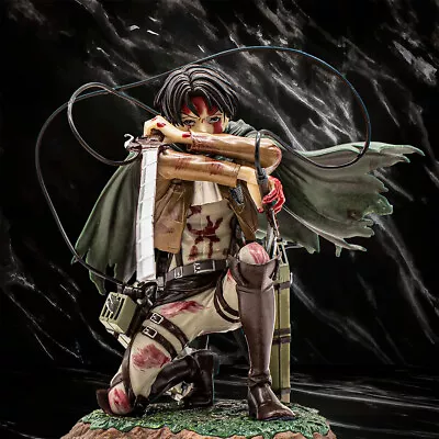 Attack On Titan Figure Levi Ackerman Artfx J Bloody Anime Statue Unbranded • $34.99