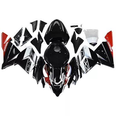 Black White Red Fairing Kit For KAWASAKI NINJA ZX10R 04 05 ZX-10R 2004 2005 • $499.99