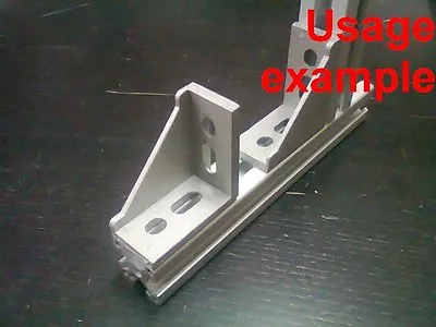 Aluminum T-slot 3030/3060 Profile 90 Deg Corner Bracket 30x60-8mm 4-set • $19