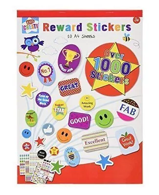 £2.75 • Buy 1000 Children's Reward Stickers Chart Motivation Kids Teacher School Well Done.