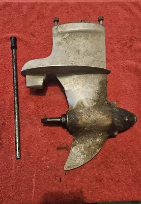 Johnson Antique Outboard Boat Motor K-50 8HP 1930s Lower Unit Assembly  • $30