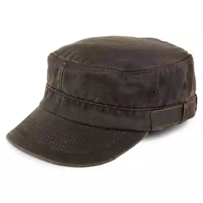 Dorfman-Pacific Weathered Cotton Army Cap • £26.95