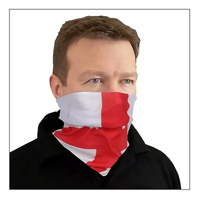 Lomo Headover Tube Scarf - English Flag Saint George's Cross England • £8.11