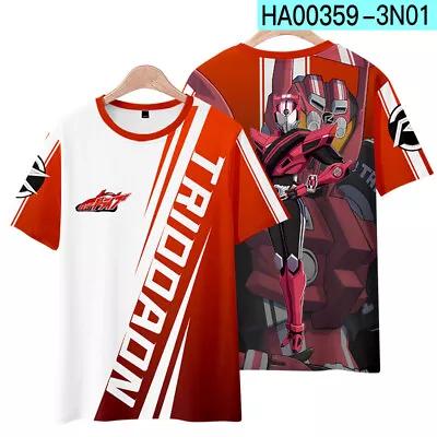 Masked Rider Anime Kamen Rider Unisex Casual Short Sleeve Cosplay T-shirt J8 • $21.99