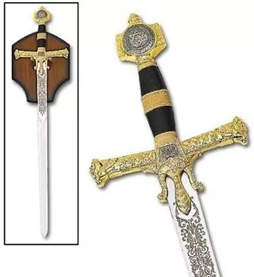 48  King Solomon Great Sword With Display Plaque • $71.99