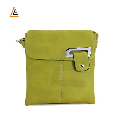 Buckle Design Ladies Cross Body Side Shoulder Bag Women Messenger Handbag 860 • £12.99