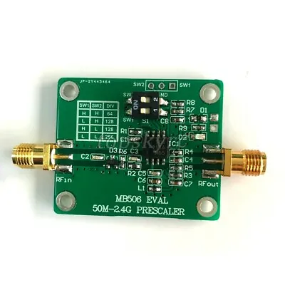 MB506 Module 50MHz-2.4GHz Prescaler High Frequency Divider For DBS CATV PCB Tpys • $13.51