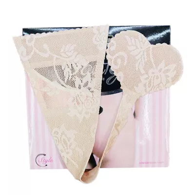 Women Thong Invisible Seemless Underwear Women Panties Silicon Sticker C-String • £4.31