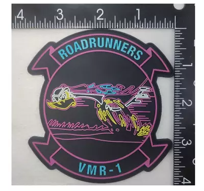 Marine Corps Vmr-1 Roadrunners Squadron Pvc Patch With Hook & Loop • $39.99