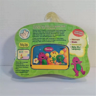 $1.70 • Buy Vtech Vsmile Baby Learning Game System Cartridge ~ Barney Let's Go To A Party