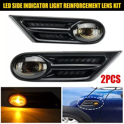 For BMW MINI COOPER R56 R57 Amber Side Indicator Repeater Side Marker Light Lamp • $29.99