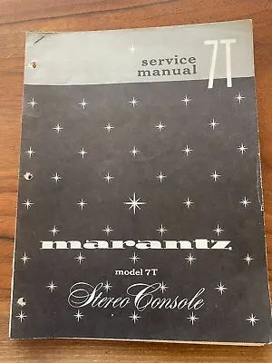 Marantz Model 7T  Preamplifier  Service Manual Original • $69