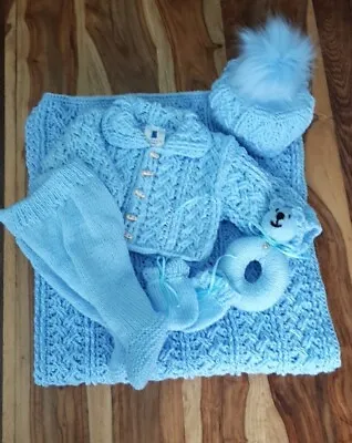 Mimsy*Newborn*Beautiful Baby Girls~Boys Layette*Reborn*Hand Knitted Clothes Set* • £46.99