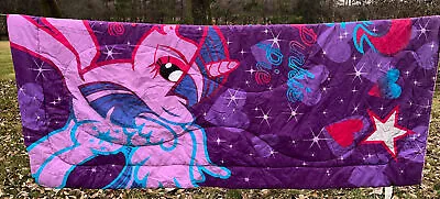 My Little Pony Pinkie Pie & Twilight Sparkle Bed Spread Twin Reversible 64” X 86 • $75