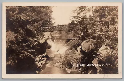 RPPC Postcard Vilas Pool Alstead New Hampshire *C5469 • $6.75