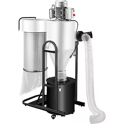 $948.99 • Buy VEVOR Cyclone Dust Collector Woodworking Dust Collector 2HP 220V Heavy Duty