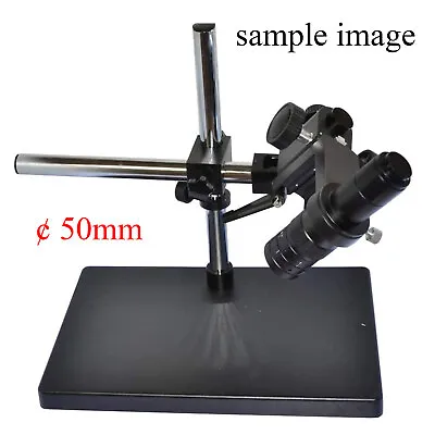 Microscope Large Stereo Boom Table Stand 50mm Ring Holder Adjustable Heavy Duty • $66.50