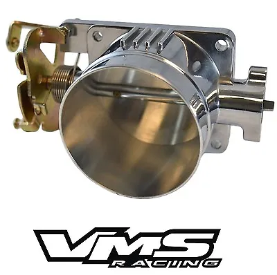 Vms Polished Throttle Body 75mm 75 Mm 96-04 Ford Mustang Gt 4.6l Sohc Direct Fit • $69.95
