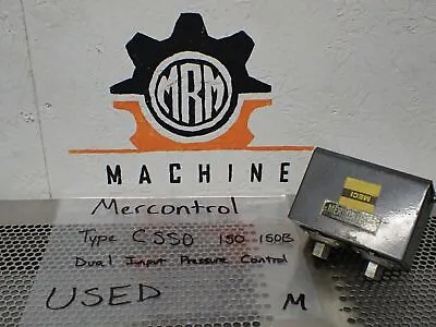 Mercontrol Type CSS0 150 150B Dual Input Pressure Control Used With Warranty • $29.99
