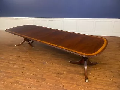 Leighton Hall Mahogany Dining Table - Showroom Sample • $4999