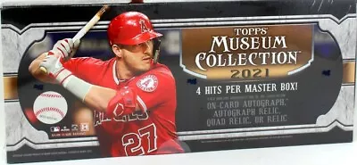 2021 Topps Museum Collection Baseball Hobby 12 Box Case Blowout Cards • $4274.95