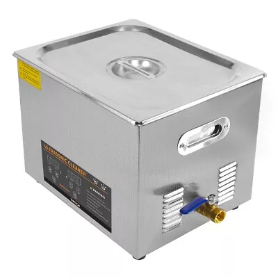 Digital Ultrasonic Cleaner 30L Steel Ultra Sonic Bath Cleaning Tank Timer Heater • £289.99