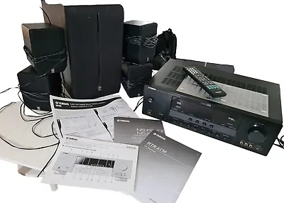 Yamaha AV Receiver HTR-6130 Home Cinema 5.1 Channel Speaker Sub Remote & Manual • $48.26