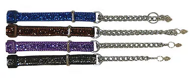 ASSORTED   Sparkle Half Check Choke Martingale Small Dog Training Collar 13MM  • £6.99