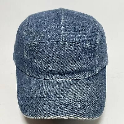 Vintage Denim Baseball Cap Hat Strapback Dad Faded Glory Blue Cotton 5 Panel • $12.98