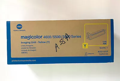 OEM KONICA MINOLTA (A03105F) DRUM UNIT YELLOW MAGICOLOR 4600/5500/5600 Series • $73.90