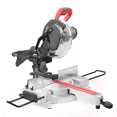 10  Inch Miter Saw Sliding Compound 13-Amp Compact Miter Saw Laser Guide Grey • $185.95