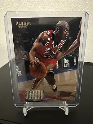 1996-97 Fleer #13 Michael Jordan Chicago Bulls 96-97 • $1.50
