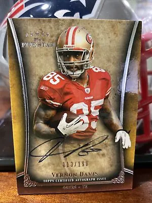 2011 Topps Five Star Vernon Davis Auto /190 • $25