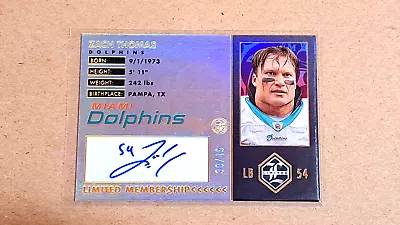 2023 Panini Limited Zach Thomas Limited Membership Auto #30/49 Silver  • $32