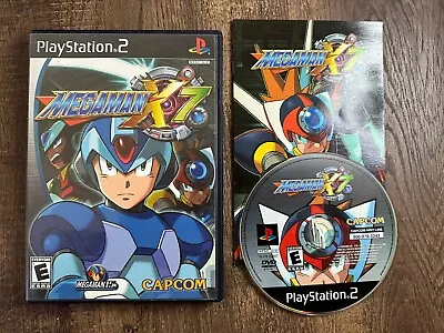 Mega Man X7 For Sony PlayStation 2 (PS2) With Box And Manual | CIB TESTED | USED • $14.99