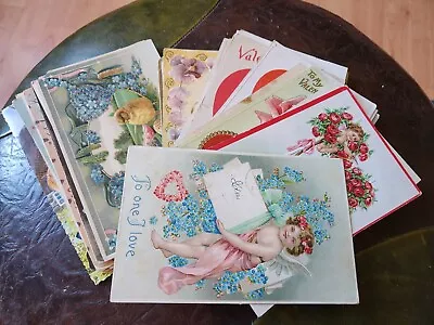 Lot Antique Postcards Victorian Early 1900s Military Holidays Man In The Moon • $39.99