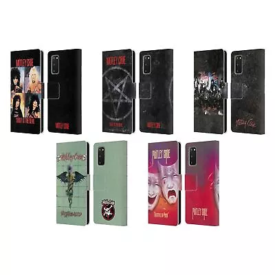 Official Motley Crue Albums Leather Book Wallet Case Cover For Samsung Phones 1 • $23.95