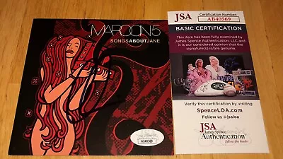 Adam Levine Maroon 5 Songs About Jane Signed Autographed CD Cover JSA • $299.99