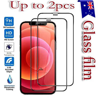 For IPhone 13 12 Mini 11 Pro Max 7 8 6S Plus XR Tempered Glass Screen Protector • $4.99