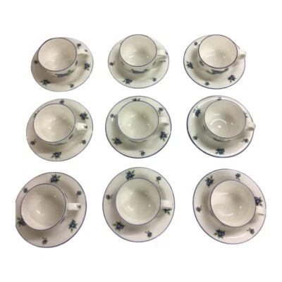 £36.50 • Buy 9 X Royal Doulton Blueberry Fine China Tea Cup & Saucer - Excellent