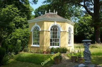 Photo 6x4 Mawley Hall Summerhouse Cleobury Mortimer Octagonal Summerhouse C2013 • £2