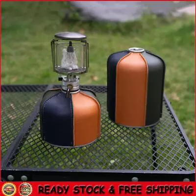 230g/450g Camping Gas Tank Case PU Leather Vintage Gas Heater Case Decoration • $13.52