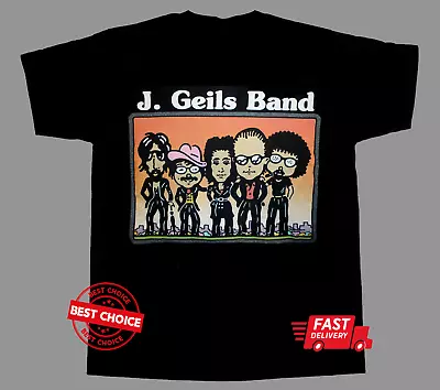 J GEILS BAND Men Black T-Shirt S-3XL Q2546 • $8.98