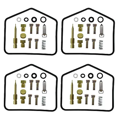 4SET For Kawasaki KZ440 KZ750 ZN700 LTD KZ 440 750 Carburetor Repair Rebuild Kit • $14.83