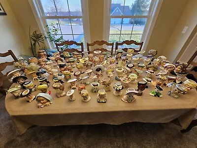 Vintage Lady Head Vase Collection - HUGE LOT - 92 TOTAL • $4750