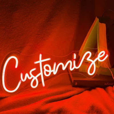 $15 • Buy Custom Neon Sign LED Neon Light For Bar Wall Home Decor As Your Own Neon Sign