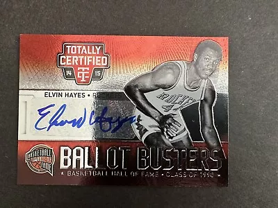 2014-15 Panini Totally Certified ELVIN HAYES AUTO #/60 BB-EH Ballot Busters HOF • $24.99