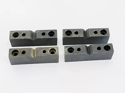 $129.95 • Buy Lot Of 4 V-Block Setup Blocks 3  X 5/8  X 1  Steel Set Up USA Machinist Made